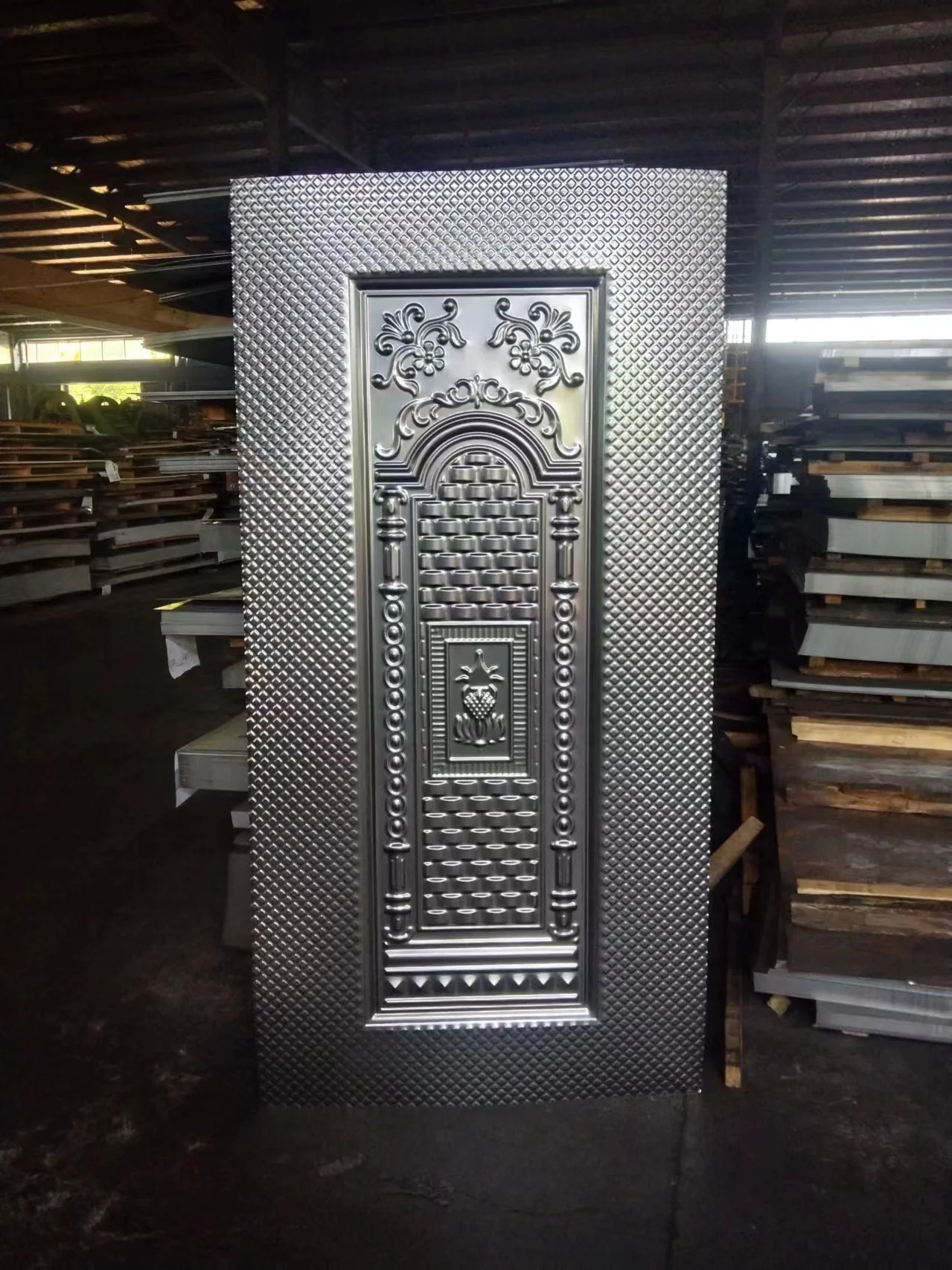 Wholesale Steel Embossed Door Skin Exterior Door Steel Sheet Cold Rolled Steel Sheet