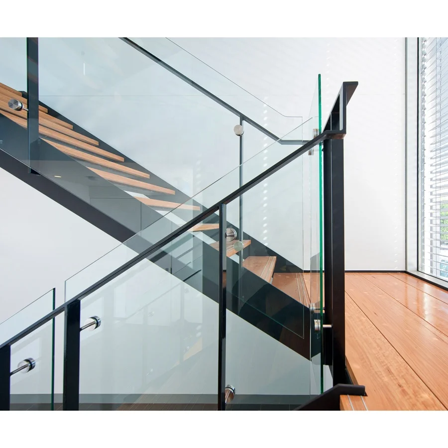 Good Quality Straight Beam Ladder For Loft Apartments On The Second Floor Of Duplex Steel And Wood Staircase