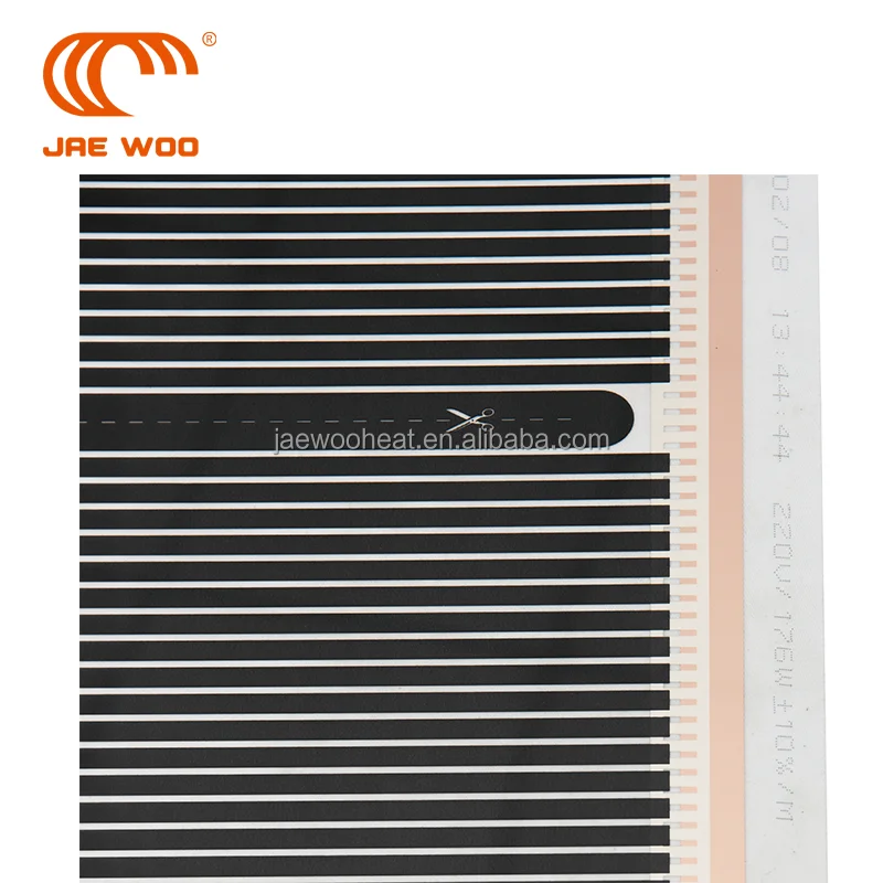 Factory Direct Sale Korea Far Infrared Electric Underfloor Heating System Graphene Material Warm Floor Heating Film for Home Use