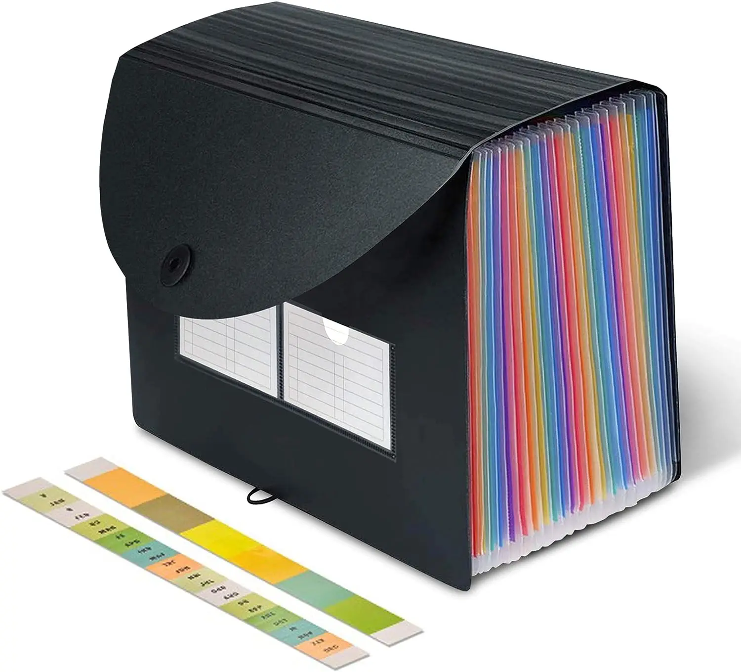 Large PP Accordion File Organizer Custom A3/A4 12/13/24/36/48 pockets Portable Expanding File folder Organizer for Office