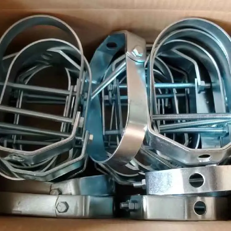 Galvanizing Clamp Clevis Hanger With Rubber Multi Model Water Pipe Conduit Clamp