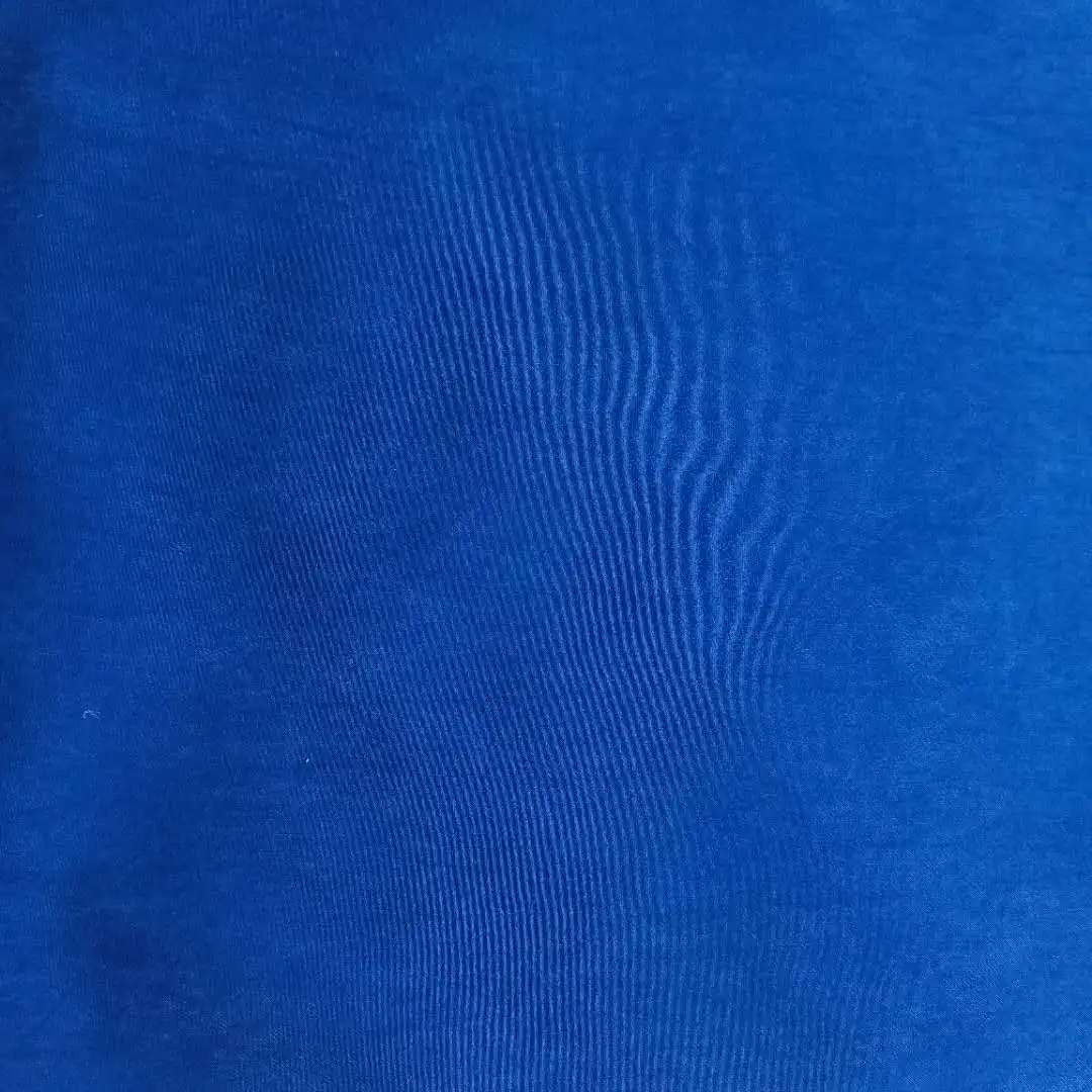 
2021 Factory wholesale high quality blue waterproof fabric 145gsm 100% polyester fabric for dress 