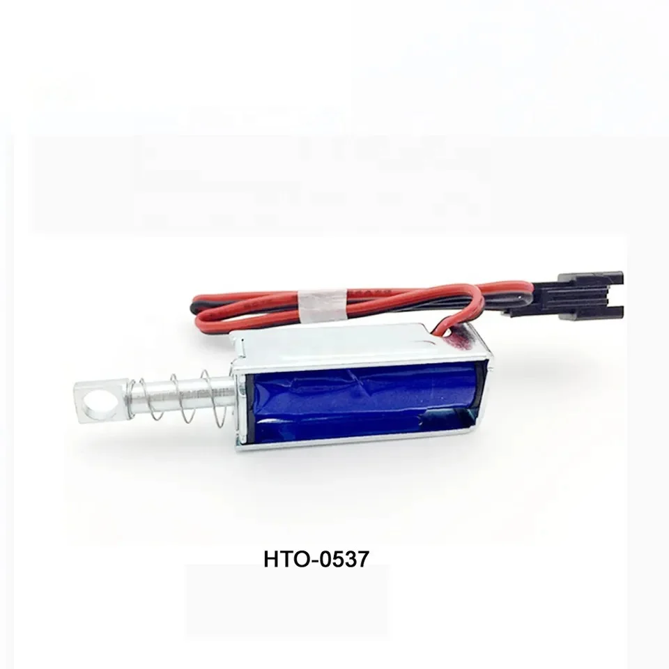 Электромагнит 0537LAF 3v 6v dc 12v электромагнитный линейный толкающий привод длинноходный микро-соленоид