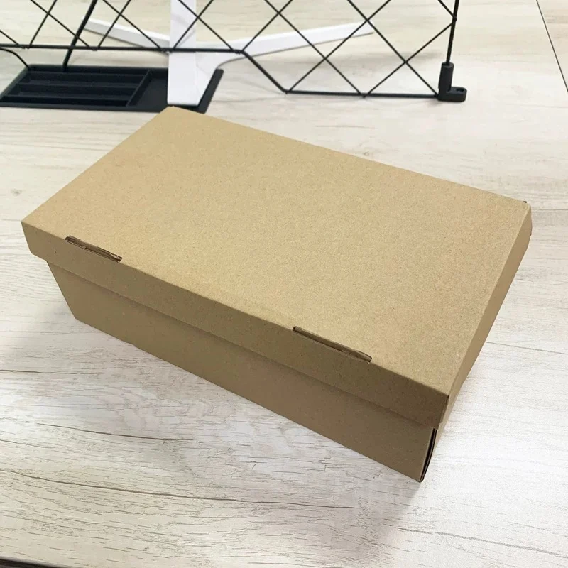 Коробка для обуви из крафт-бумаги складная коробка хранения мужской и женской спортивной на заказ