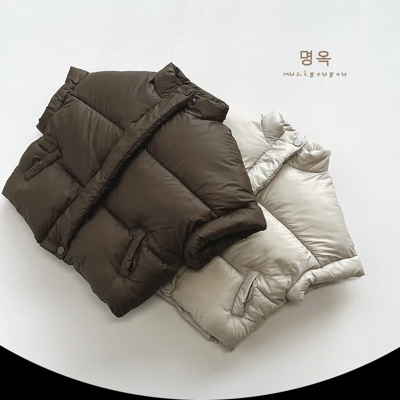 Sunny Baby New winter boys and girls Korean version down cotton vest