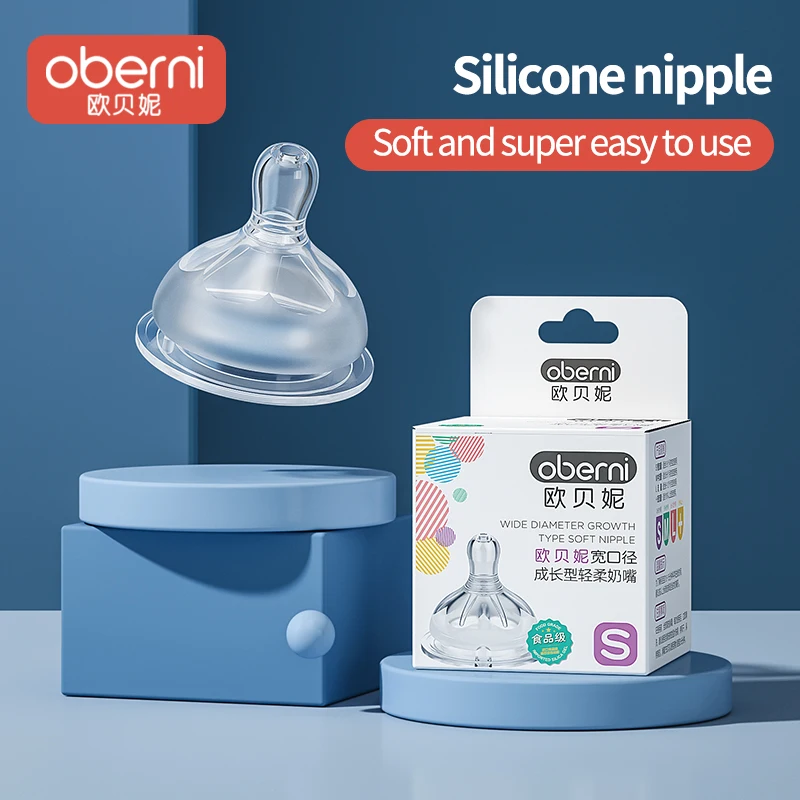 Direct OEM Factory Promotion Hot Sale Baby ProductLuxury Pacifier Silicon Latex Baby Bottle Nipple