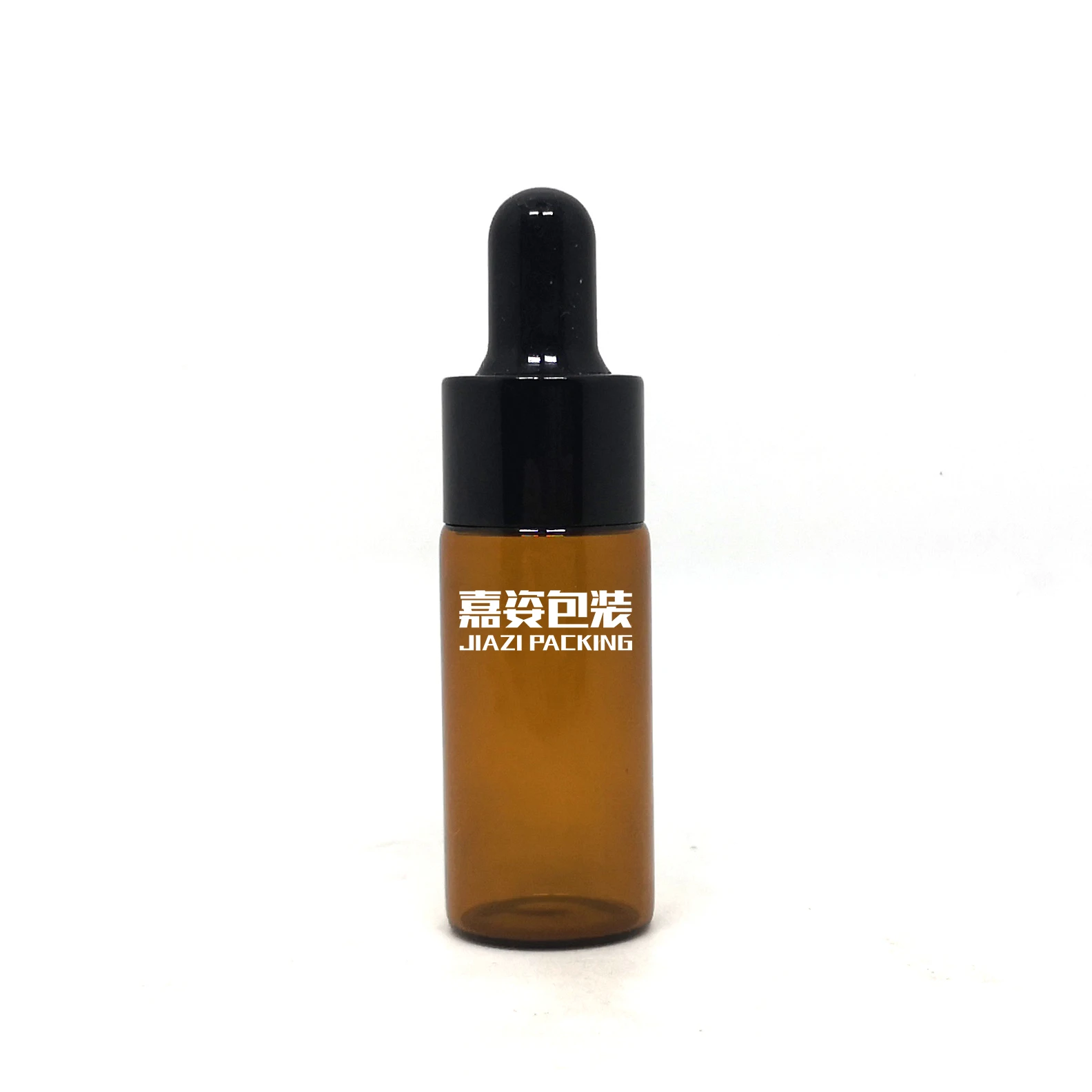 1ml 2ml 5ml 3ml Best Spray Perfume Vial 4ml Black Mini Glass Tube Essential Oil Bottle With Screw Cap