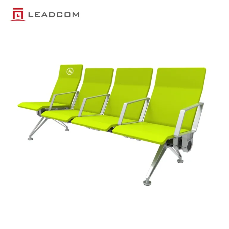 Leadcom  4 seater PU Padding Airport Waiting Area Chair Bench Seat hospital waiting chairs for sale
