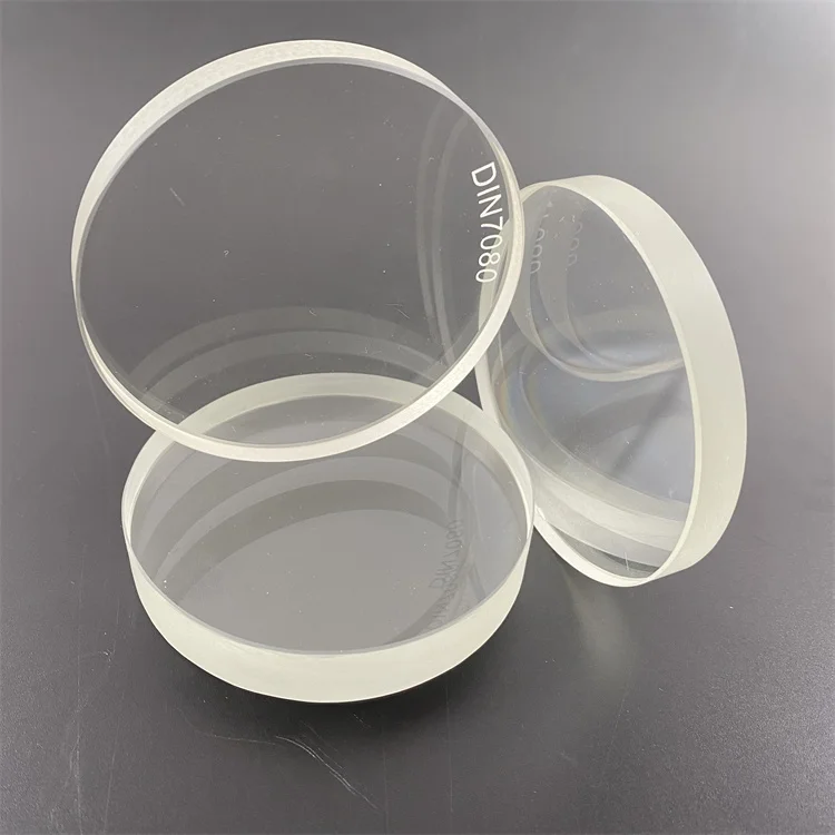 tempered borosilicate optical glass DIN 7080 Boiler Circular Round Level Gauge Sight Glass Wafer