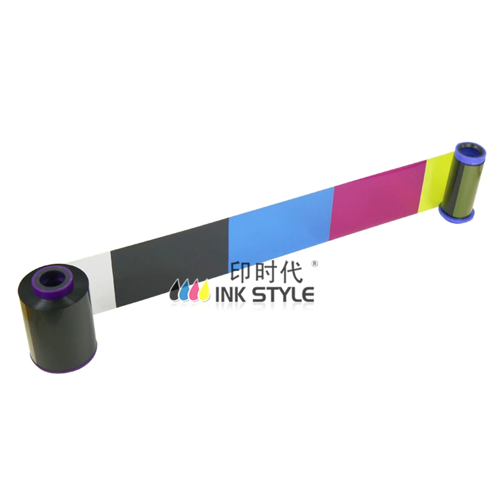 For Zebra ZXP Series 7 Card Printer 800077-748 YMCKOK Dual Side Color Ribbon - 250 Prints