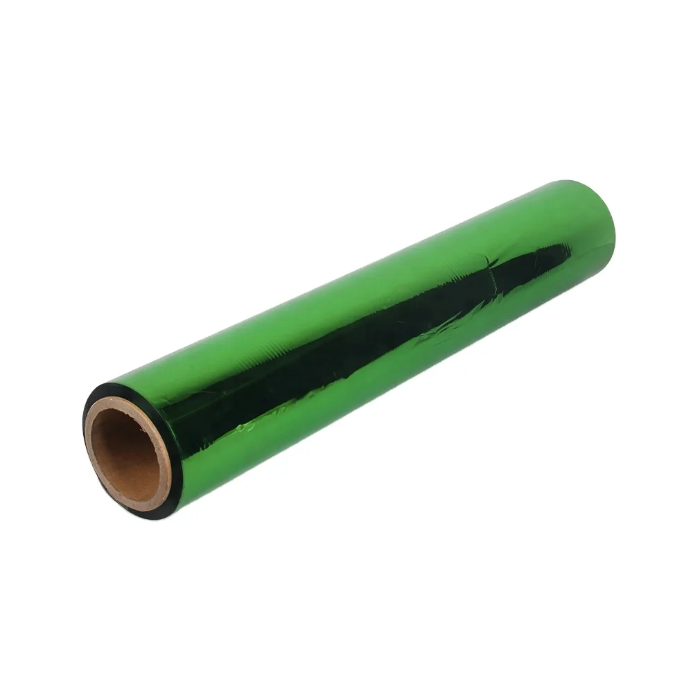 pet color red blue black gold silver aluminum metalized film with technology coating