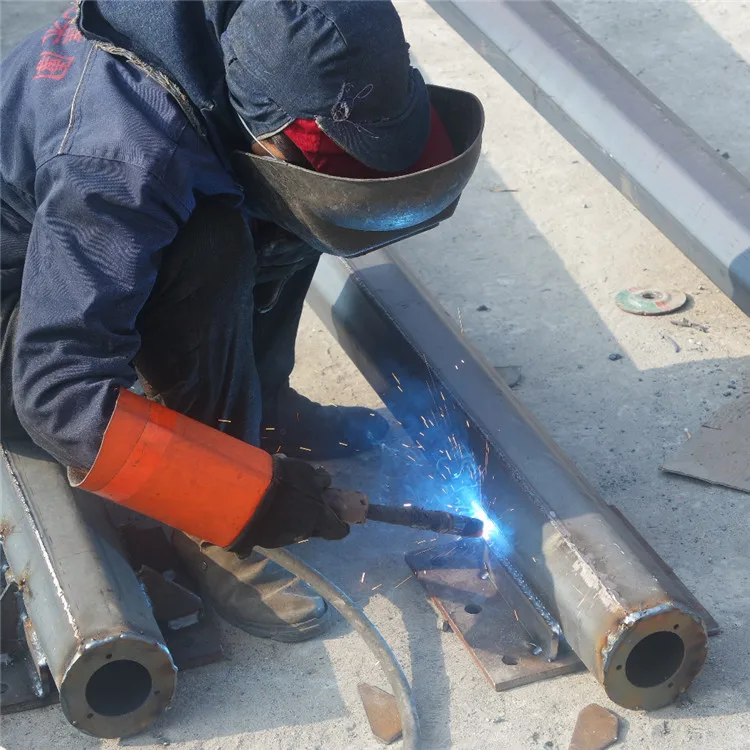 Factory price 5m 8m 12mcast aluminum utility support lighting pole