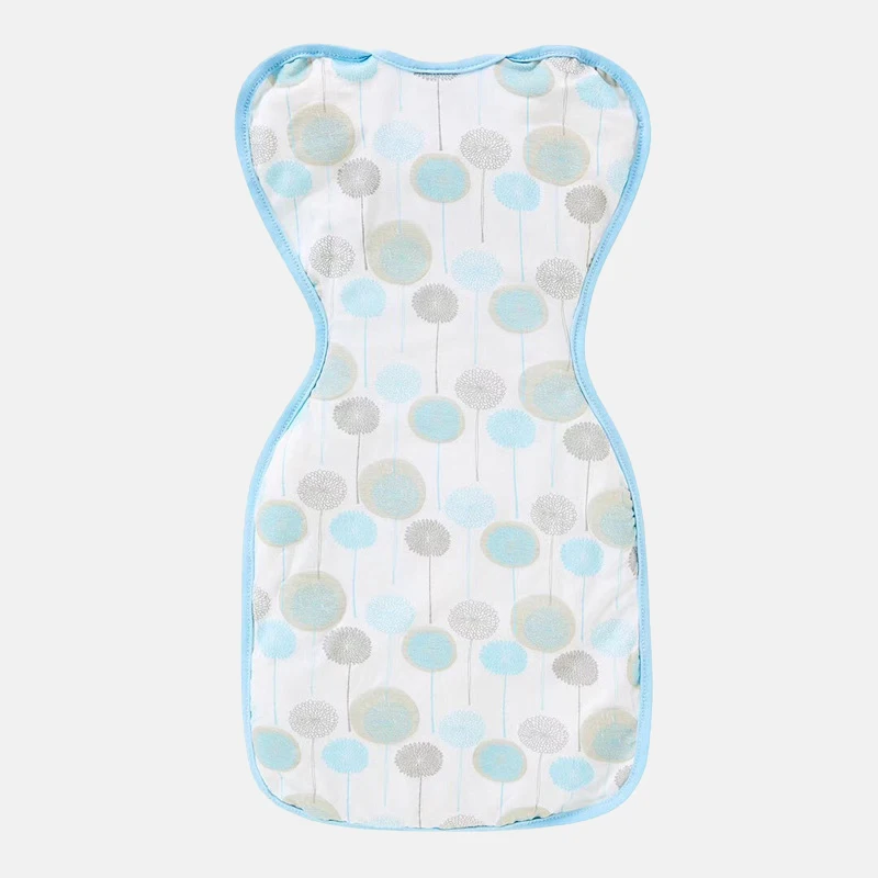 Custom GOTS Organic Cotton Summer Sleeveless Stripe Binding Zipper Wearable Swaddle Baby Sleep Sack Baby Sleeping Bag