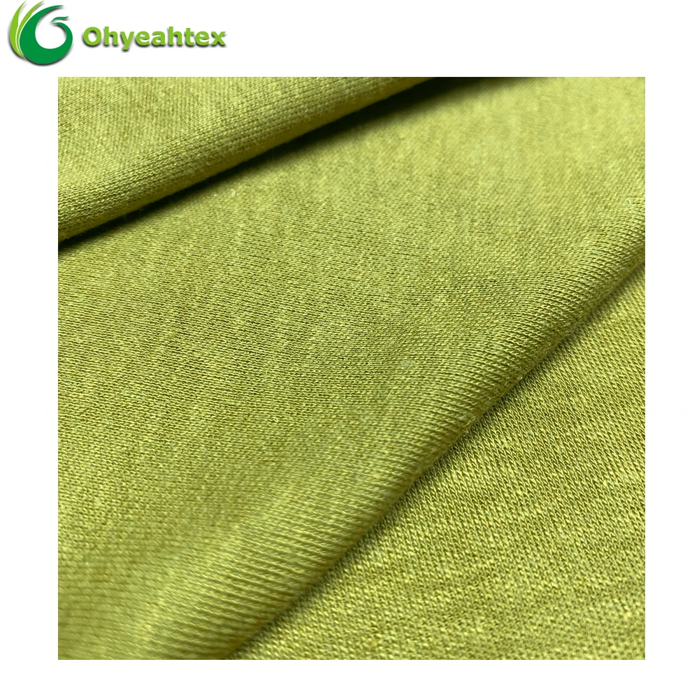 Органический шелк, устойчивая трикотажная ткань, Бамбуковая конопляная ткань для постельного белья