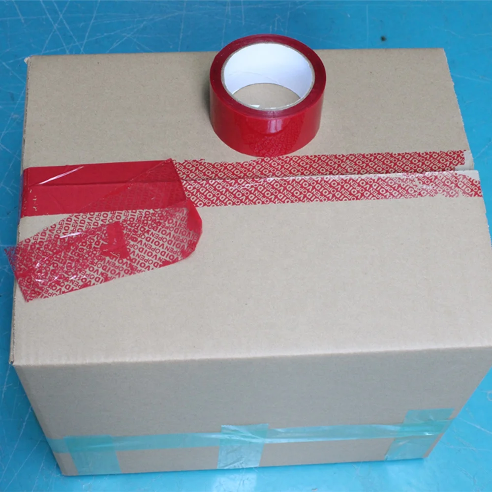 4- Recyclable VOID OPEN Envelope Box Carton Sealing Packing Shipping Security Tamper Evident Self Adhesive Tape