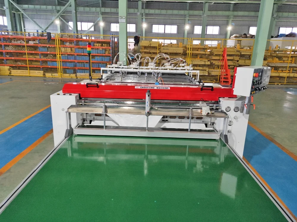 
fully automatic heavy duty flying knife cutting bottom sealing bag making machine price 