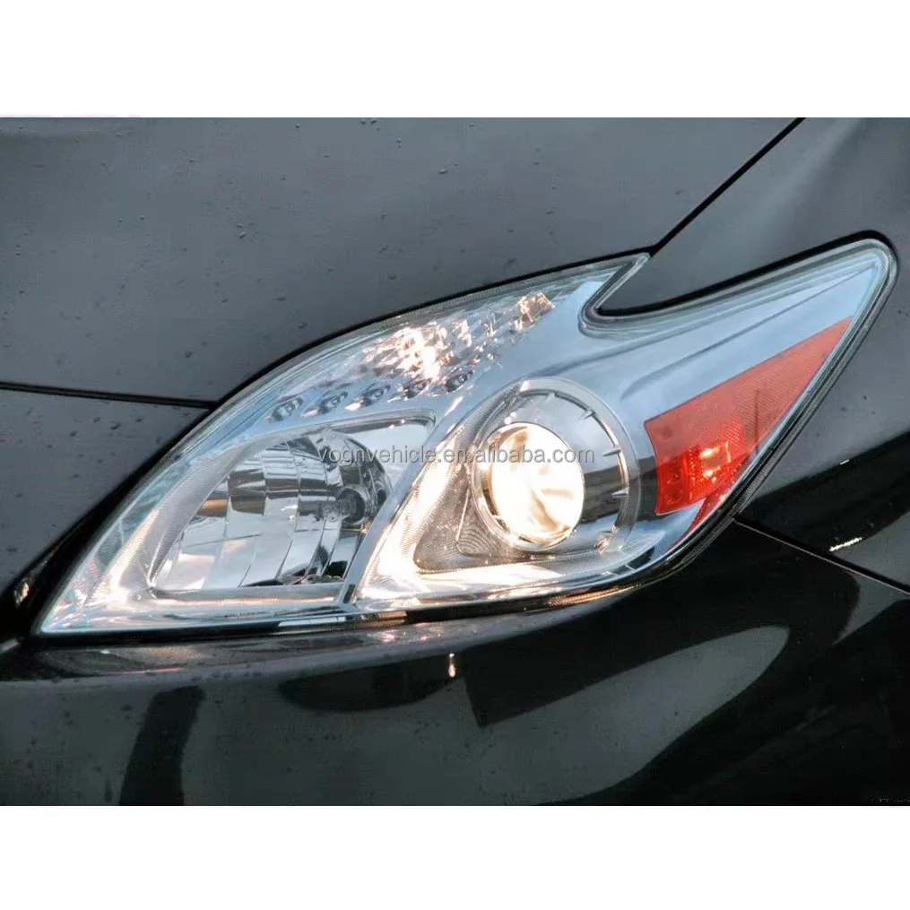 Auto Body Parts Car Front Headlamp Shade Housing PC Headlight Lens Cover For TOYOTA Prius 2010 2011 2012