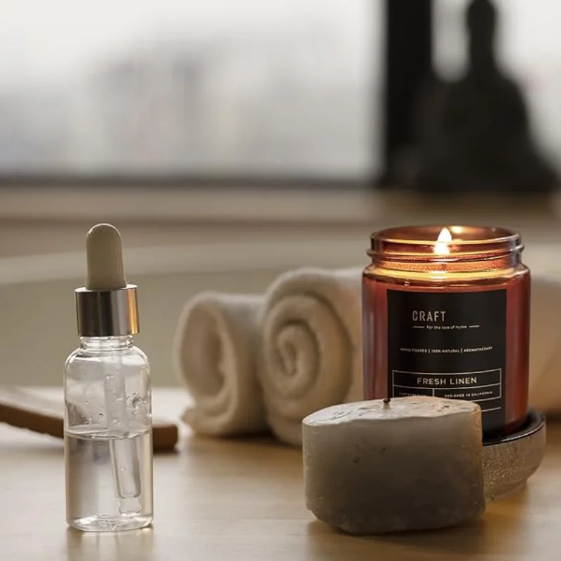 NEW Scented Luxury Wax Candles In Glass Jar Aromatic candles Customized Scented Candle