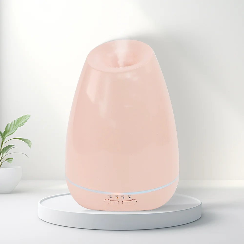 Cool Mist Maker Factory Wholesale Nice Pice Humidifier Colorful Atmosphere Lamp Wooden Grain Air Humidifiers with LED Lights