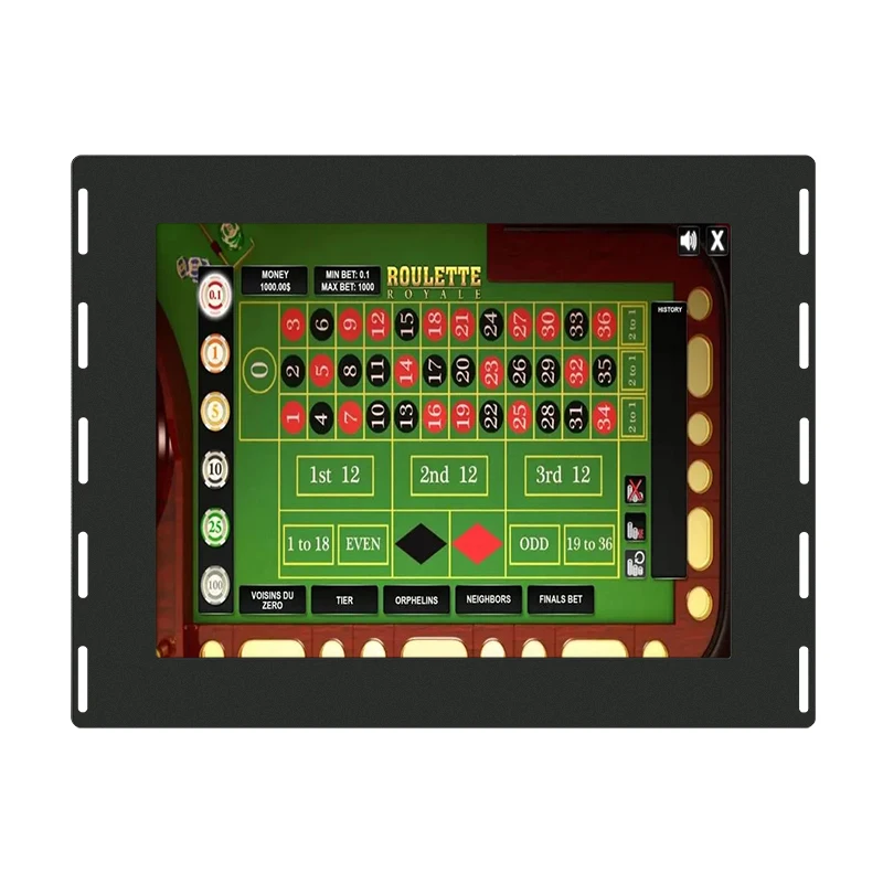 Industrial Metal Frame Wall Embedded Mount Lcd Lcd Display General Touch Open Frame Touch Screen Monitor touch panel pc