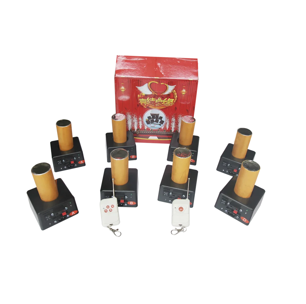 Пульт дистанционного управления холодный Пиро-фонтан огонь фейерверки пожарные системы для свадебного