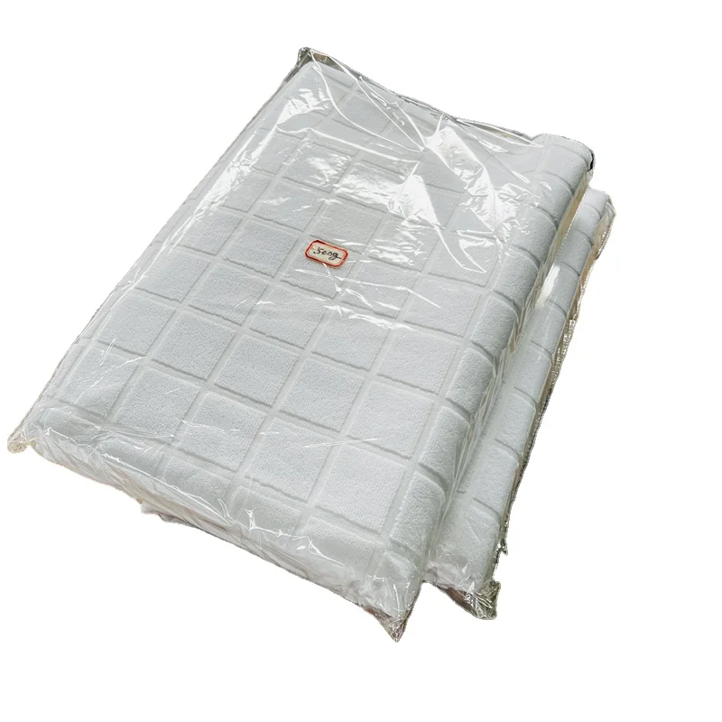 Прямая Продажа с завода белые жаккардовые полотенца из микрофибры Пакистана