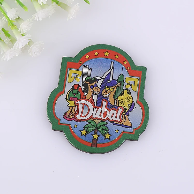 
Colorful Unique Design Souvenir Rectangle Fridge Magnet 
