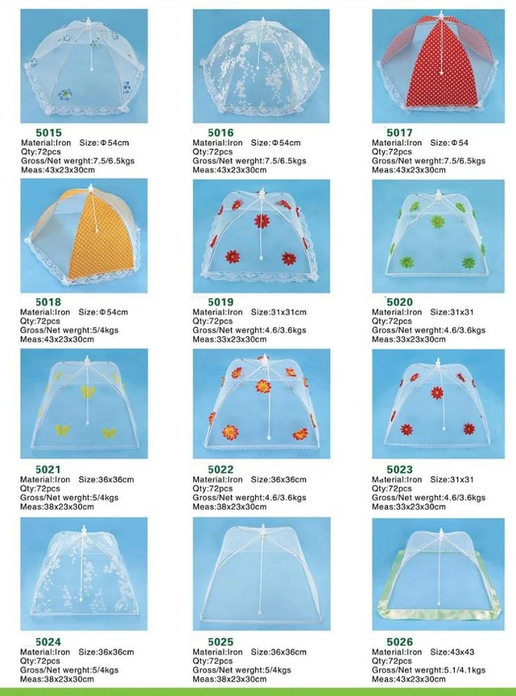 Reusable screen outdoor picnic fine metal mesh dome food cover
