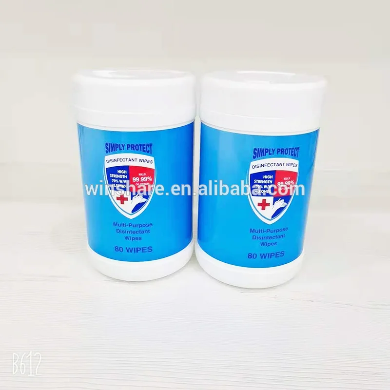 Antibacterial Wet Wipes bucket Gym wipes Sanitizing wipes