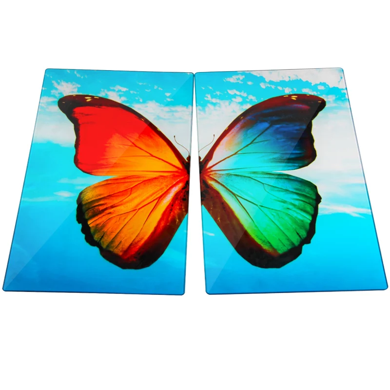 Durable Using Low Price Foldable Stovetop Cover Board Tempered Glass Cutting Board