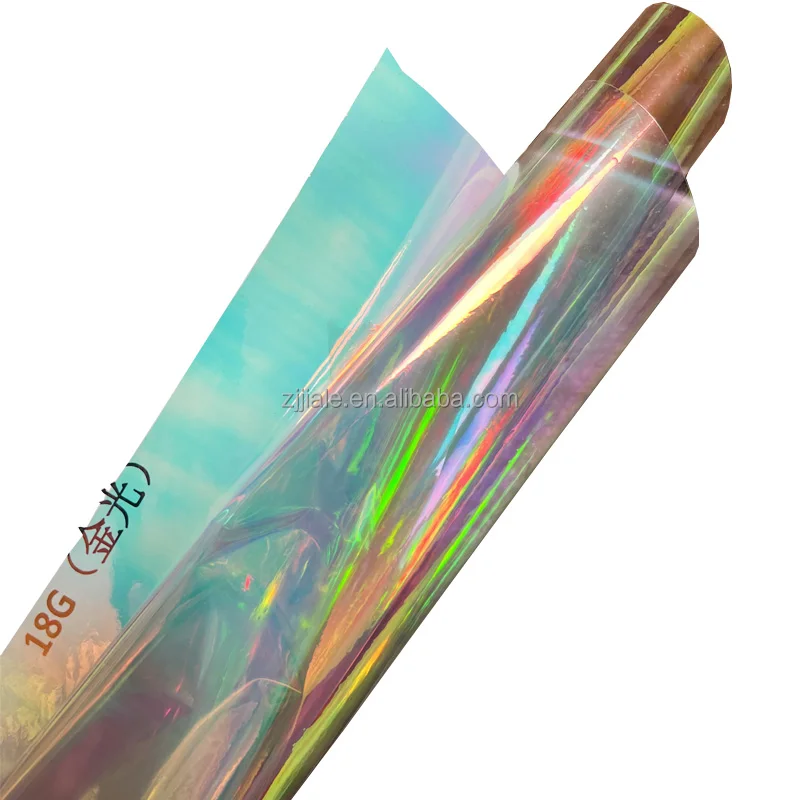 18micronThin Colorful Shining Plastic Film