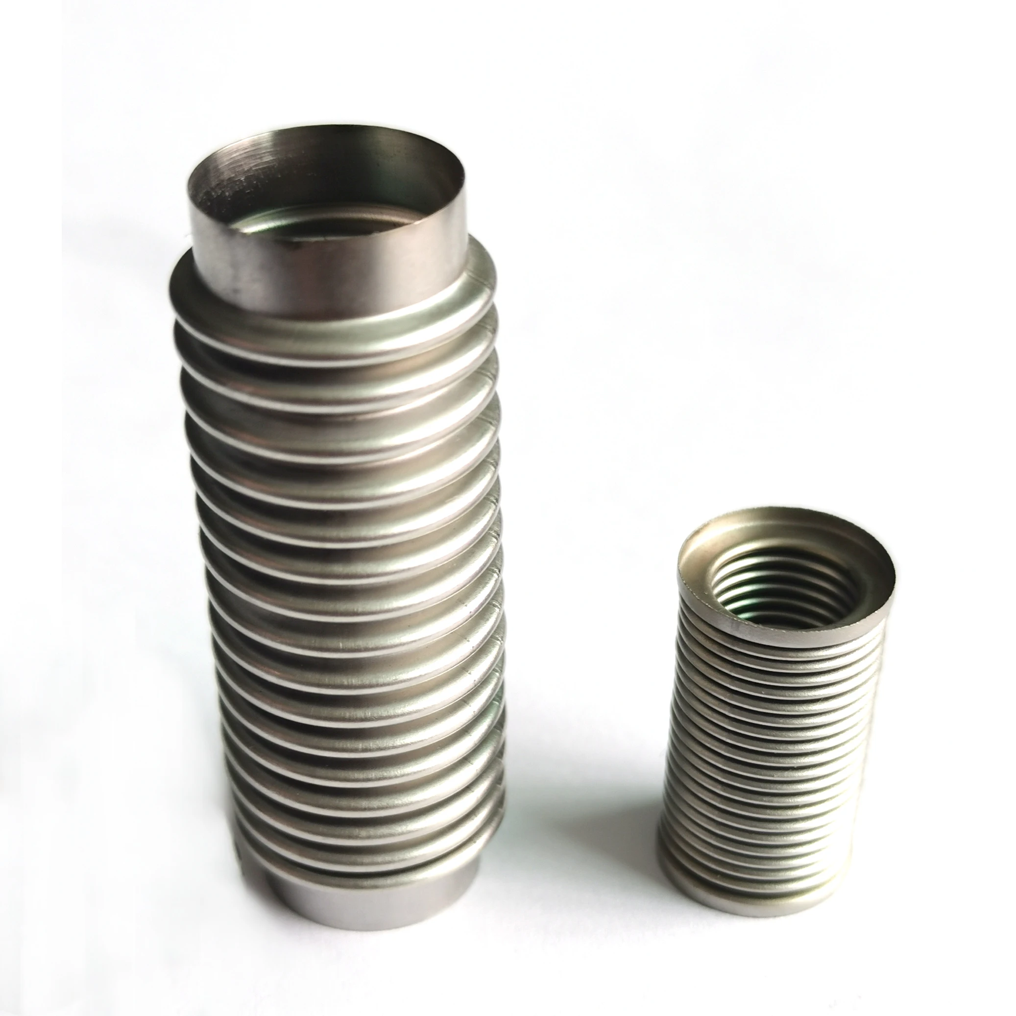 304/316 stainless steel vacuum instrument bellows with dense and multiple corrugations