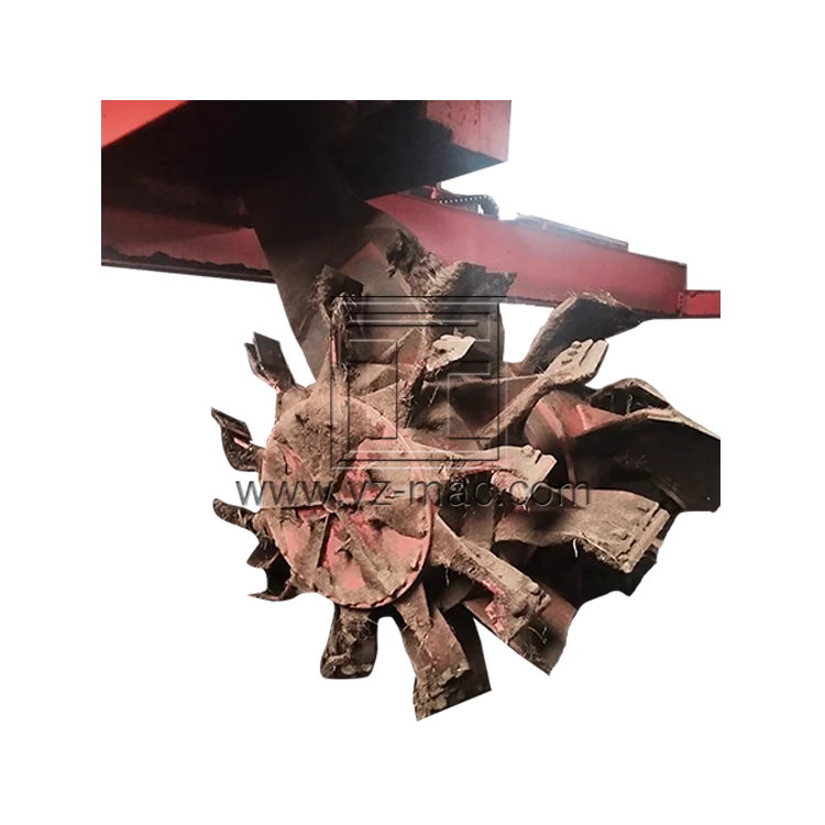 
Wheel Type Compost Turner for organic waste composting/ High Efficiency Compost making machine 