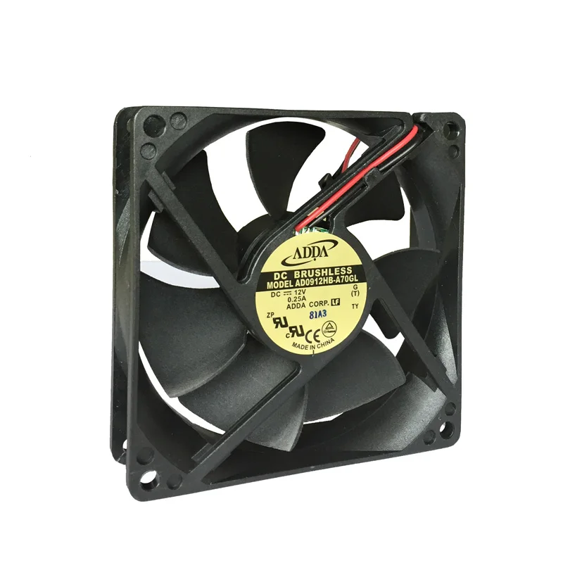 Охлаждающий вентилятор постоянного тока ADDA AG9225G2 92*92*25 мм, поддержка индивидуального напряжения