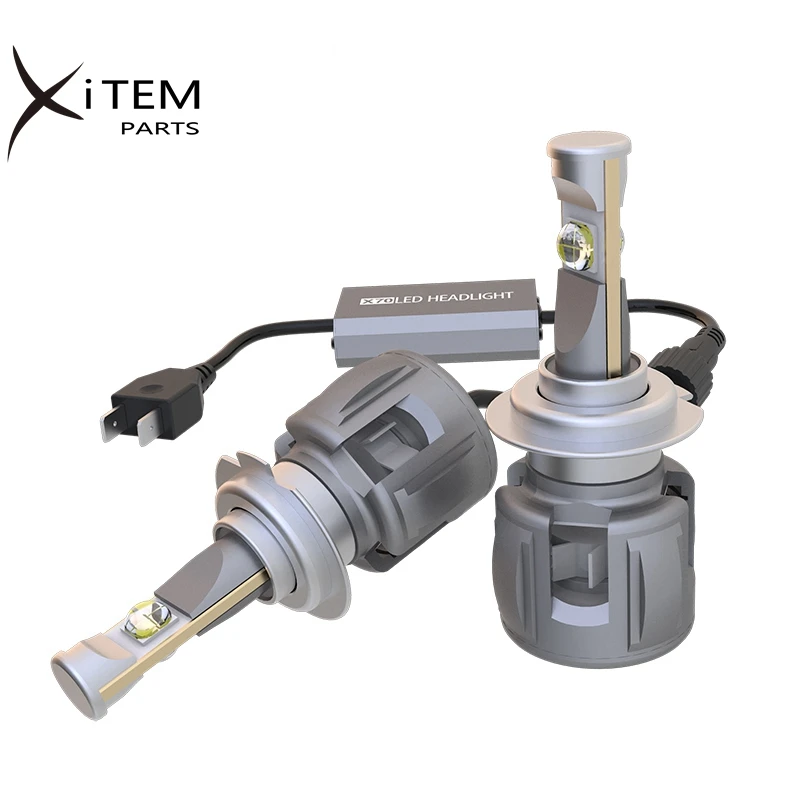 60W LED headlight cree chips 6000k h4 h7 h11 9012 xhp70 led headlight for car canbus led h7