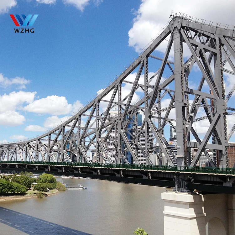 Cheap Prefab steel structure skywalk pedestrian bridge portable foot bridge bailey bridge construction