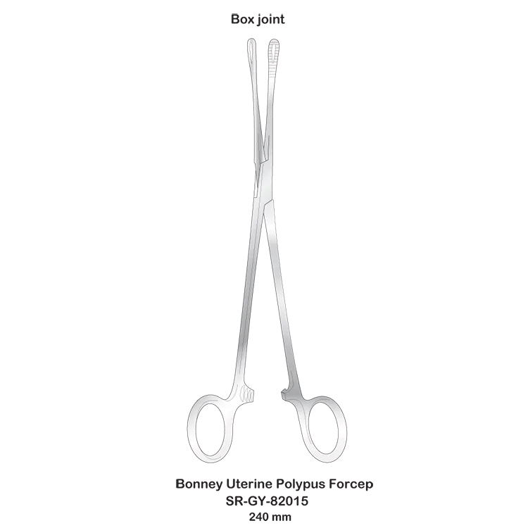 Gynecology Boney Uterine Polypus Forceps Surgical Instruments