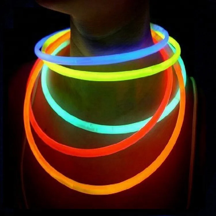 Factory Supplies Necklace Glow Stick 22 inch Glow Sticks Necklaces For Halloween
