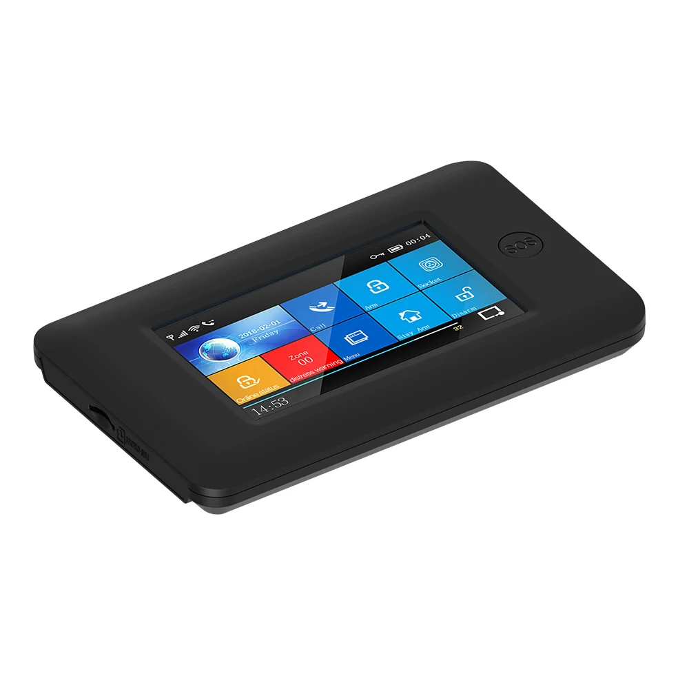 MUDA Built-in backup battery  long standby  linkage with high-definition camera touch smart alarm system