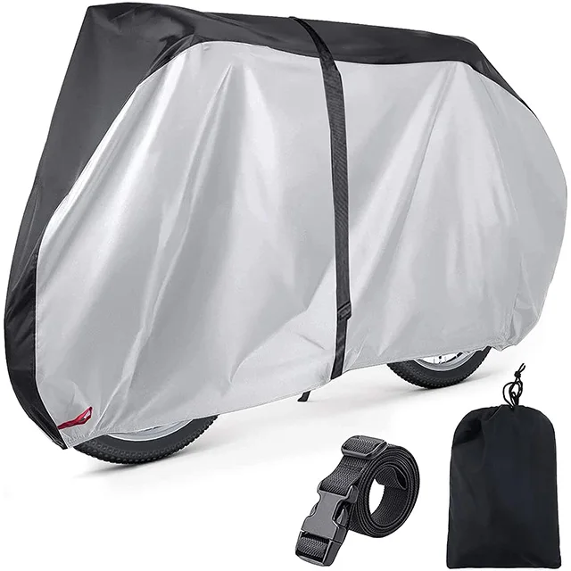 Waterproof Factory Stock Motorcycle Cover Sunproof and Windproof Bicycle Cover for Motor Bike Bicycle Furniture Accessories