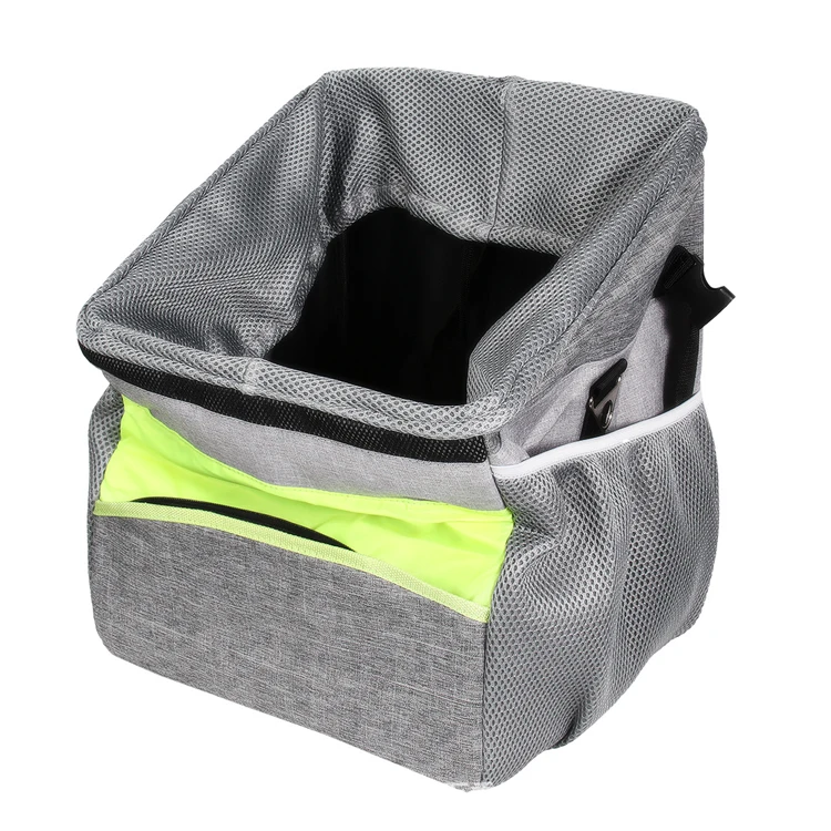 Bike Pet Trailer  For Small and Large Dogs, Folding Frame Carrier, Quick Release Wheels, Universal Bicycle Coupler, Adjustable