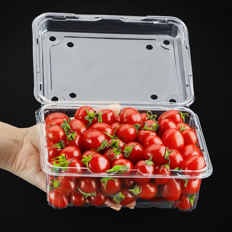 High Clear PET Clamshell Fruits Blister Box for Display and Storage