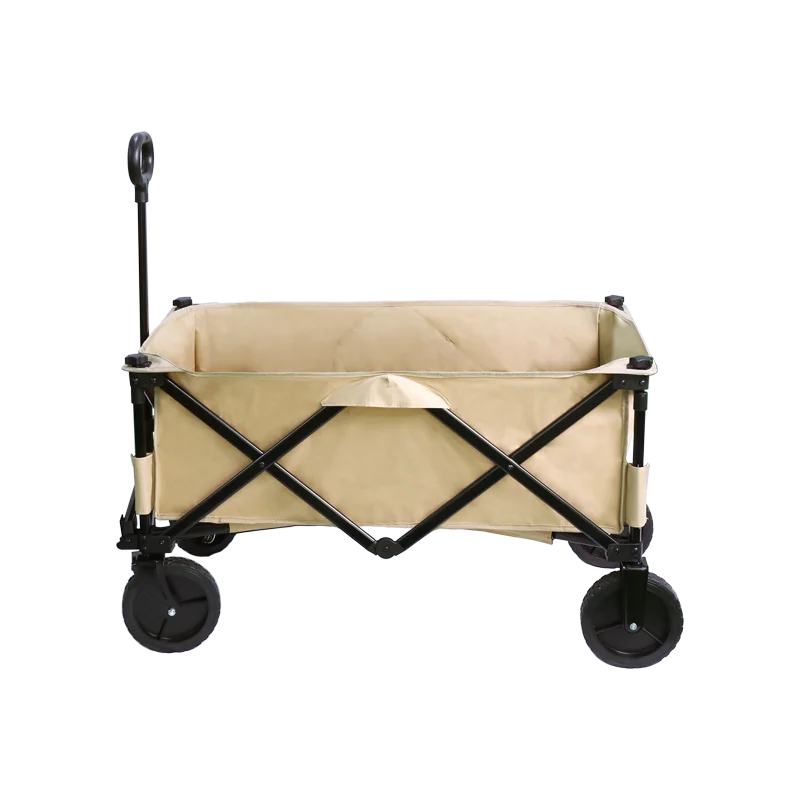 CustomizedHigh Quality Outdoor Camping Folding Garden Cart Outdoor Wide Wheel Portable Foldable Beach Removable Cart