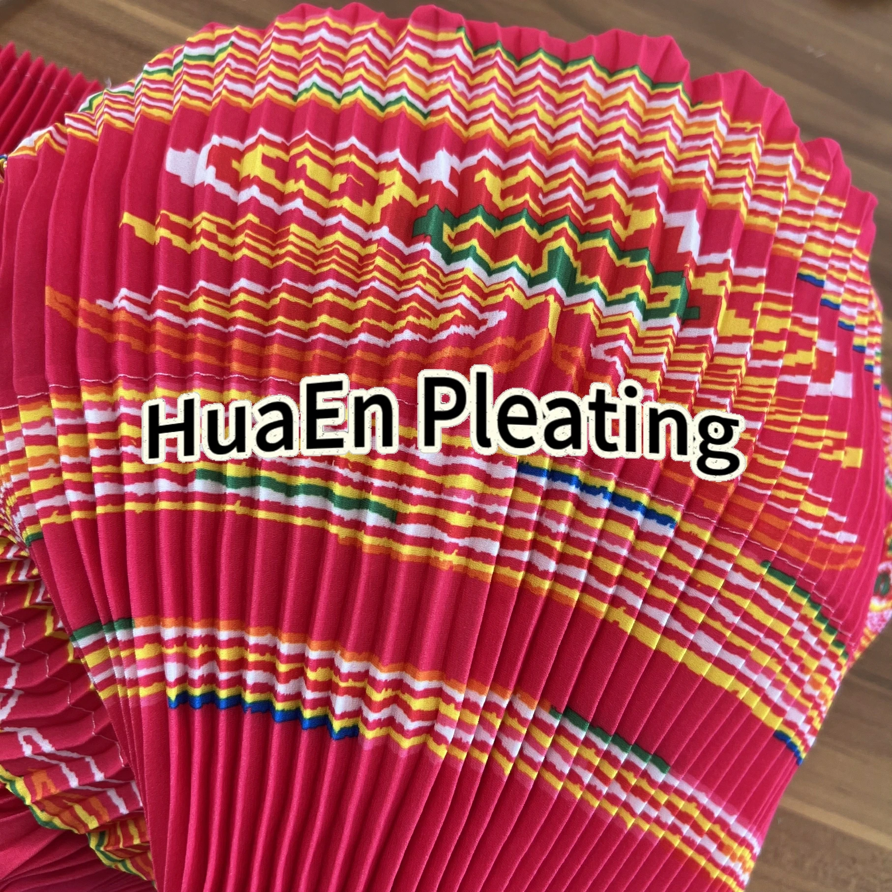 Manufacturer HuaEn ZJ-516 two in one fabric accordion blind sunray sunburst smocking pleater