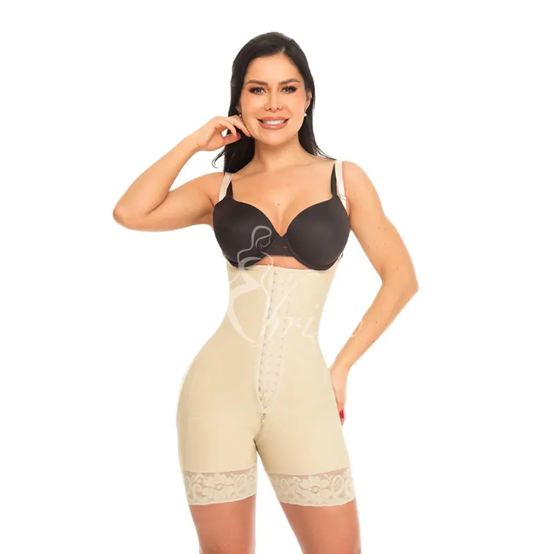 Fajas Colombiana Media Pierna 3 Niveles De Broche New Comfortable Culotte Gainante Con Caderas Weighted Butt Lifter Shaper