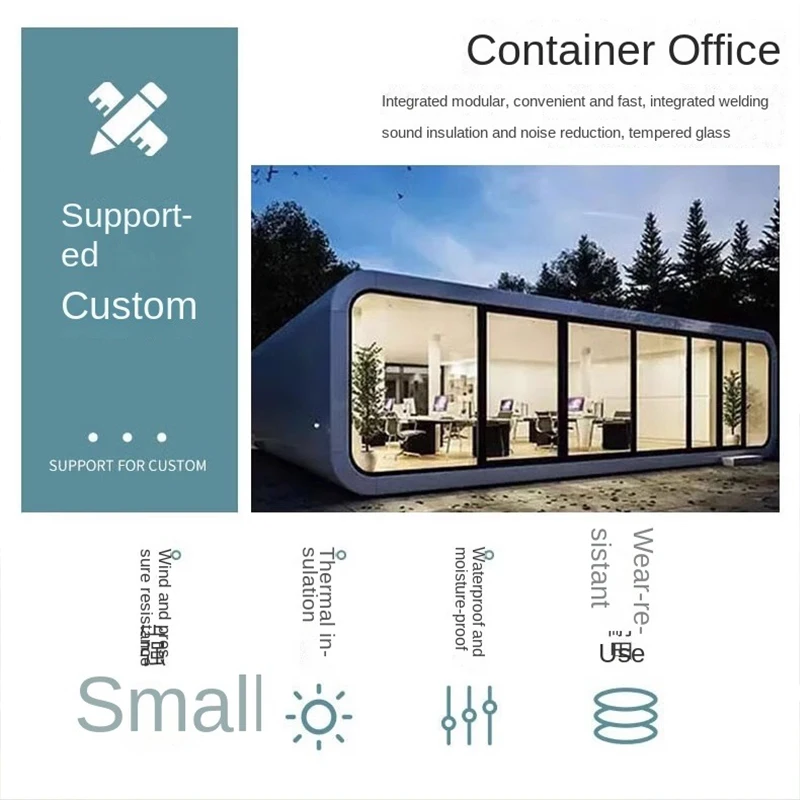 Prefabricated Sunroom Tiny Casa Containers Homes Houses Other Mobile Modular Office Pods Portable Prefab Prefabricada