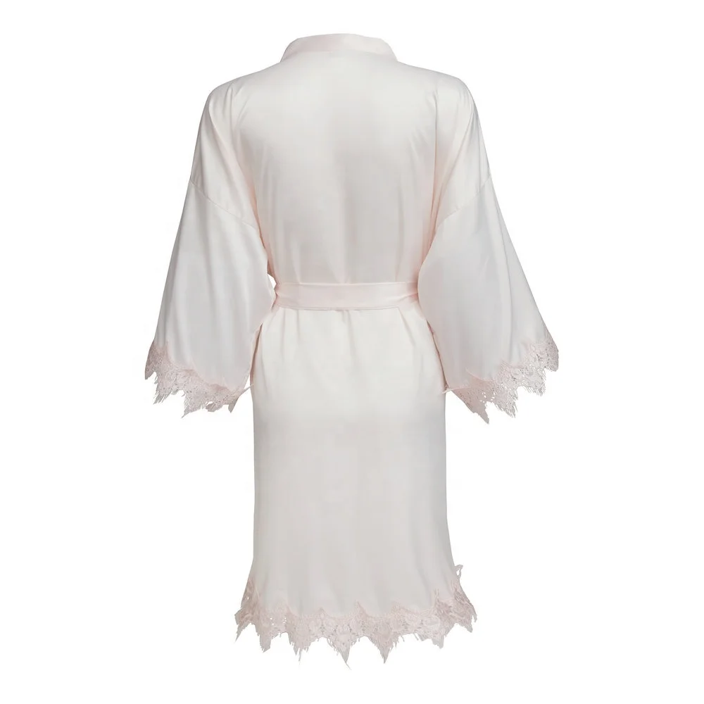 
Silk satin lace robe women wholesale chinese hot style bridal bridesmaid robes women SP004 