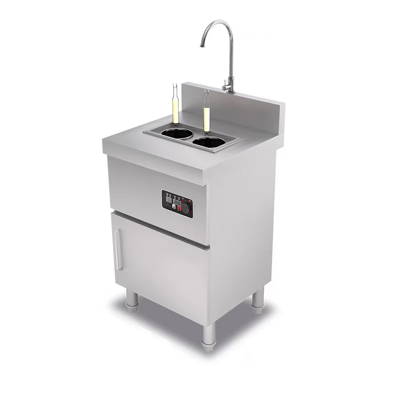 Commercial use 2 basket counter Free standing  electric noodle pasta cooker