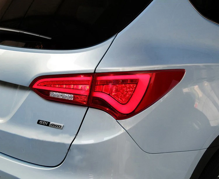 AKD Car Styling for Hyundai IX45 Tail Lights 2013-2017 New Santa Fe LED Tail Lamp LED DRL Signal Brake Reverse Auto Accessories