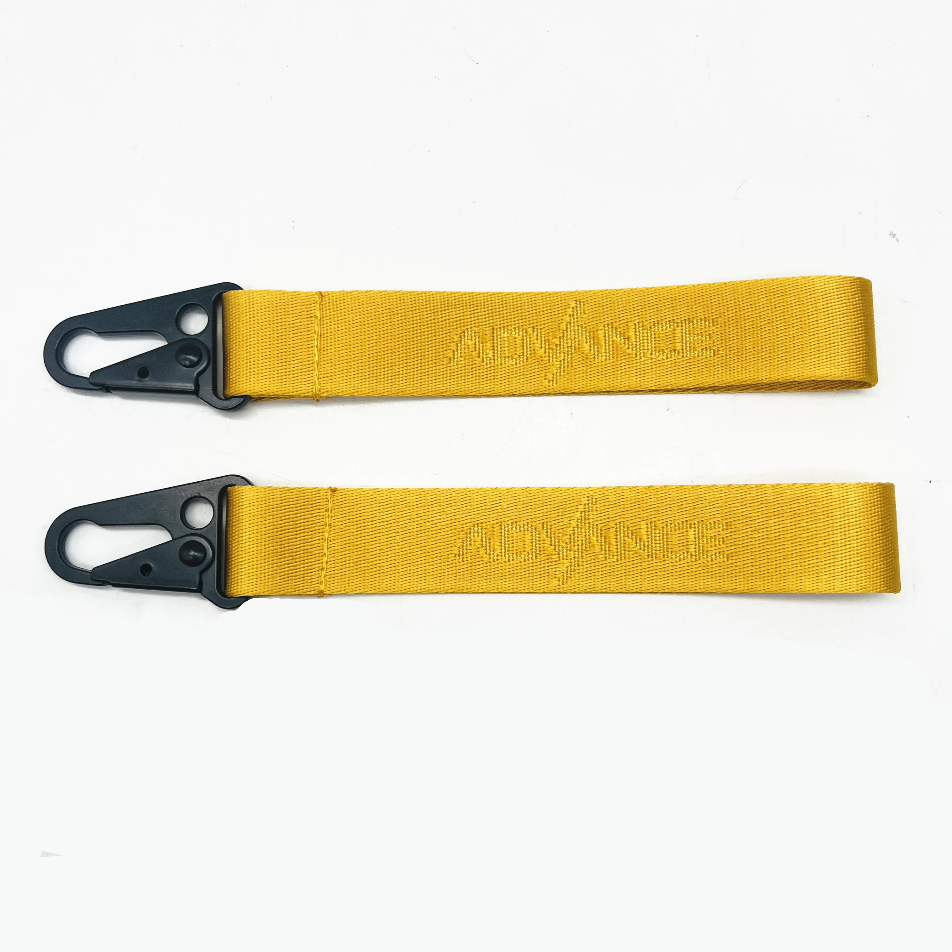 BSBH Custom Woven Logo Nylon Wrist Lanyard Wristlet Lanyard Keychain Hand Wrist Strap for Gift